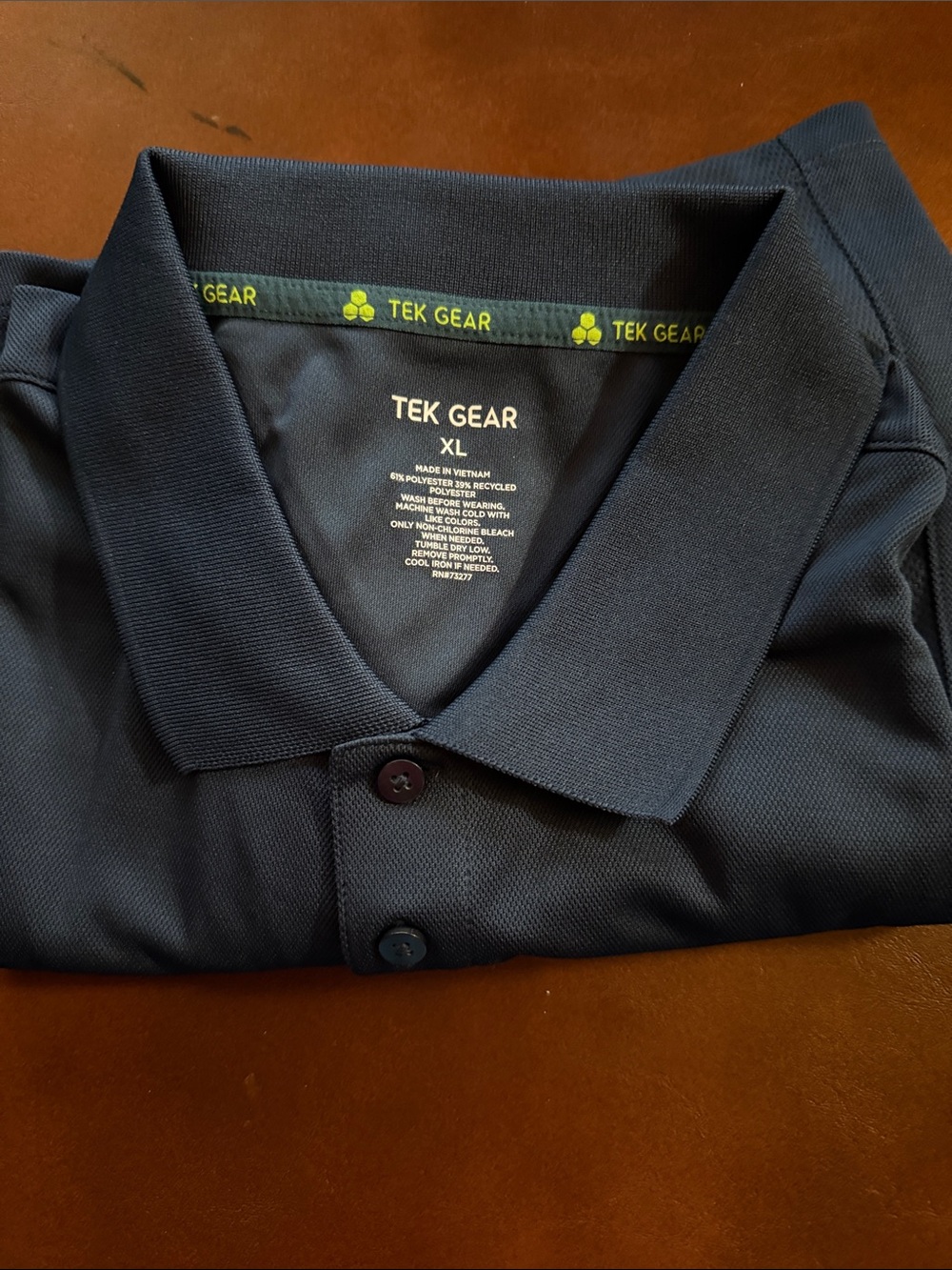 Tek Gear Men's Polo Shirt - Dark Navy